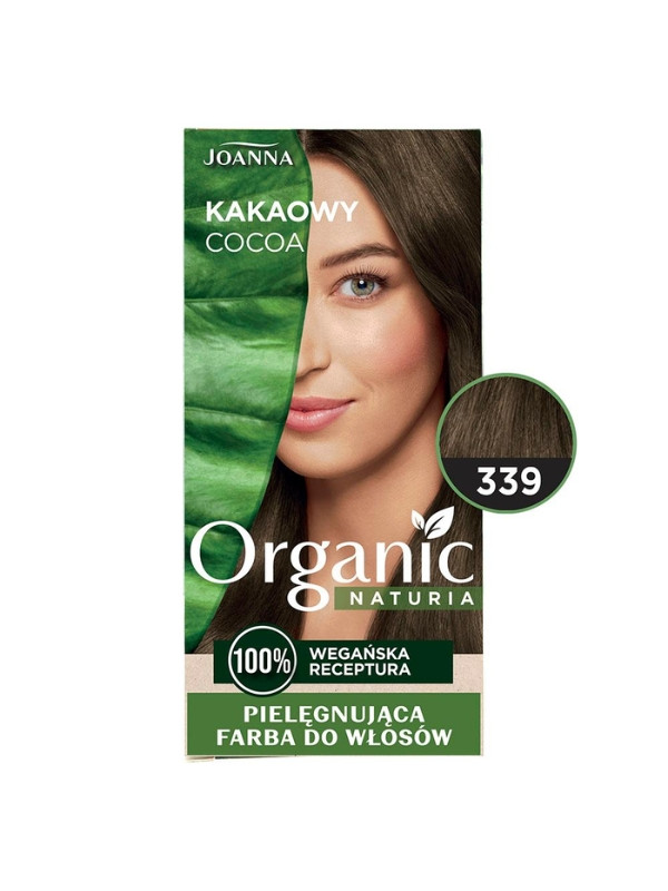 Joanna Naturia Organic веганська фарба для волосся /339/ Какао