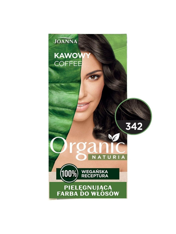 Joanna Naturia Organic Vegan Haarverf /342/ Koffie