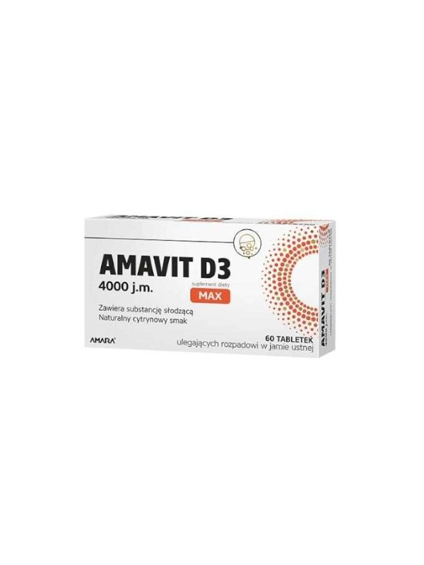 Amavit D3 MAX 4000 IU 60 tablets