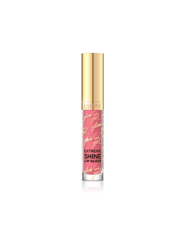 Eveline Glow and Go Lip gloss /04/ Trendy Coral 4, 5 ml