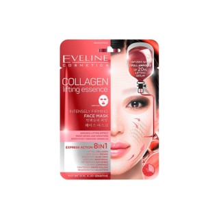 Eveline Collagen 8in1 intensywnie liftingująca Maseczka do twarzy w płachcie 1 sztuka