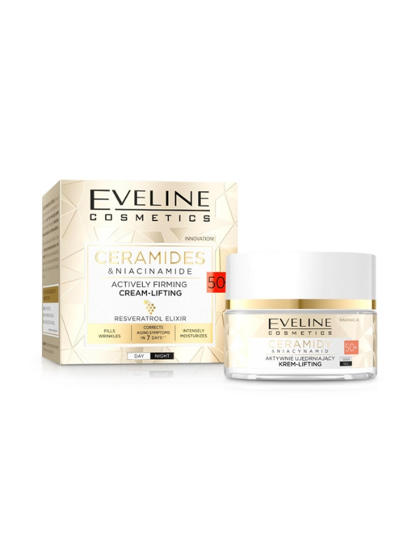 Eveline Ceramides Active Firming Face Lifting Cream 50+ 50 мл