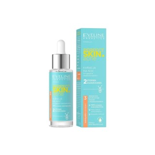 Eveline Perfect Skin Acne Night Gezichtsbehandeling die imperfecties corrigeert 2e niveau peeling 30 ml