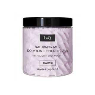 LaQ Kocica Piwonia natural body mousse for washing and depilation 100 g