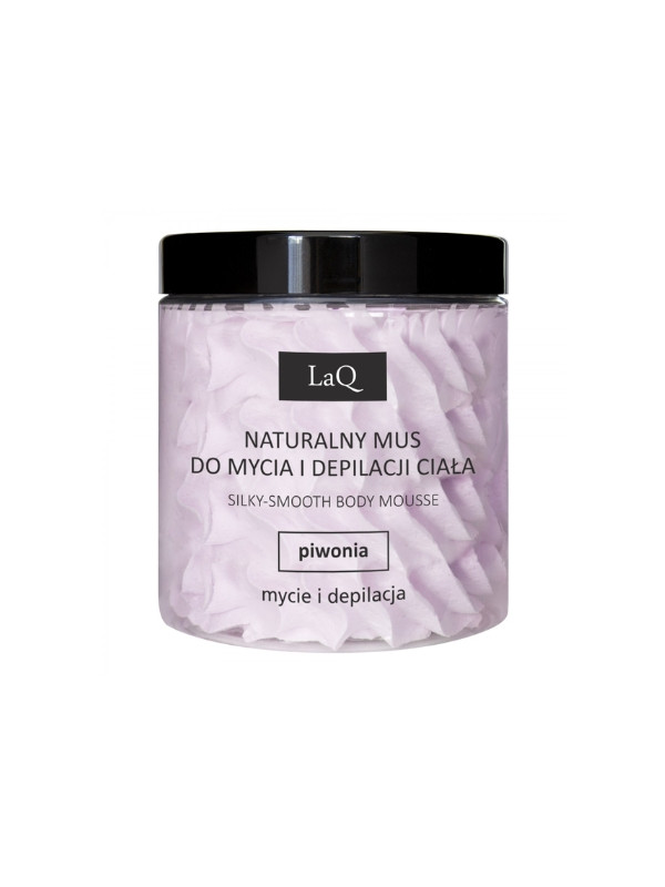 LaQ Kocica Piwonia natural body mousse for washing and depilation 100 g