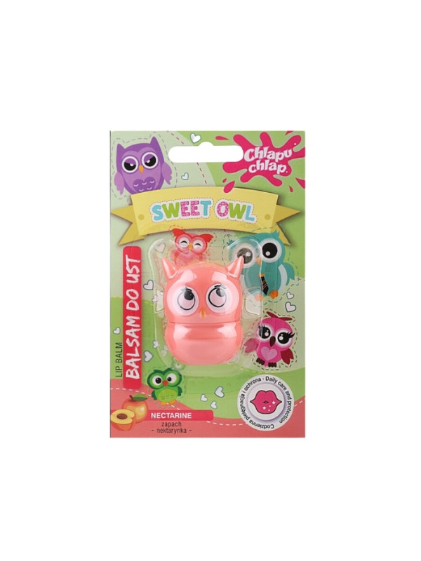 Chlapu Chlap Sweet Owl Nectarine lip balm 7 g