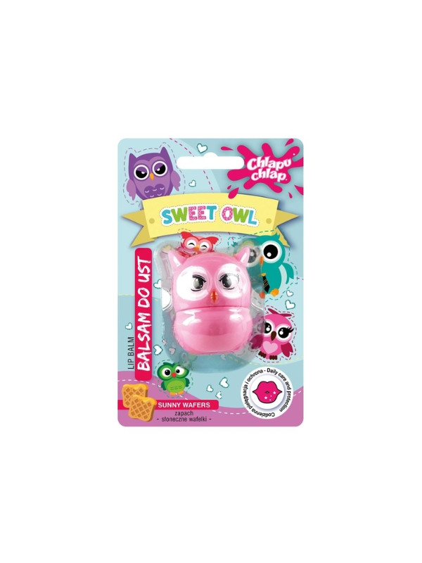 Chlapu Chlap Sweet Owl Lippenbalsam Sunny Waffeln 7 g