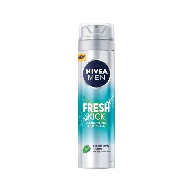 Гель для гоління Nivea Men Fresh Kick 200 мл