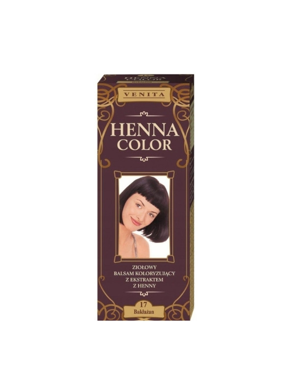 Venita Henna Color Coloring balm with henna extract /17/ Eggplant 75 ml