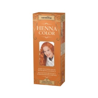 Venita Henna Color Coloring balm with henna extract /3/ Fiery Orange 75 ml