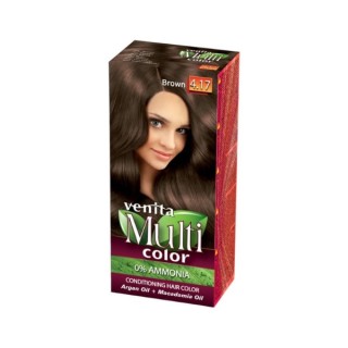 Venita Multi Color Hair dye /4.17/ Brown 50 ml