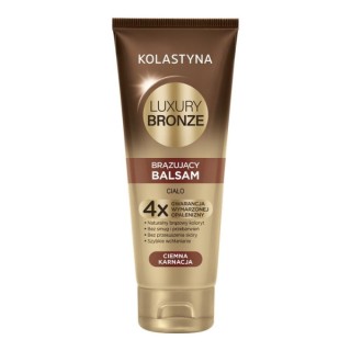 Kolastyna Luxury Bronze brązujący Balsam do ciała Ciemna karnacja 200 ml