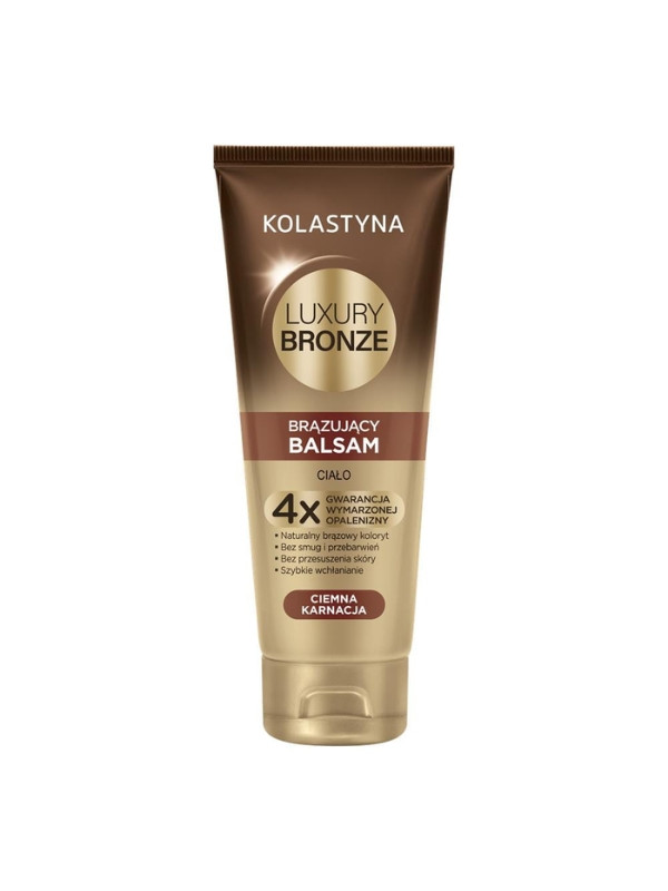 Kolastyna Luxury Bronze bronzing bodylotion voor de donkere huid 200 ml