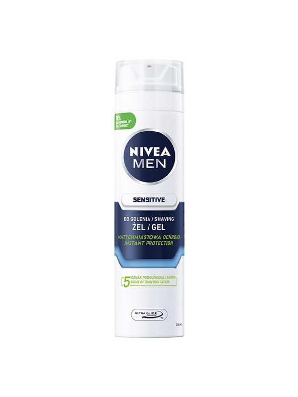 Гель для гоління Nivea Men Soothing Sensitive 200 мл