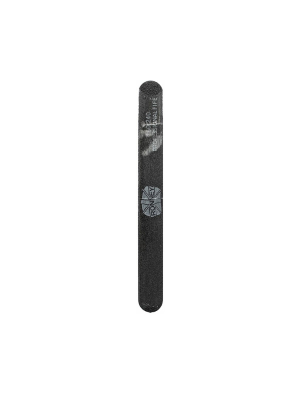 Пилка для нігтів Ronney Professional Premium Straight Black 180/240 1 шт