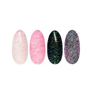 Ronney Glitter nagelpoeder /32/ Roze