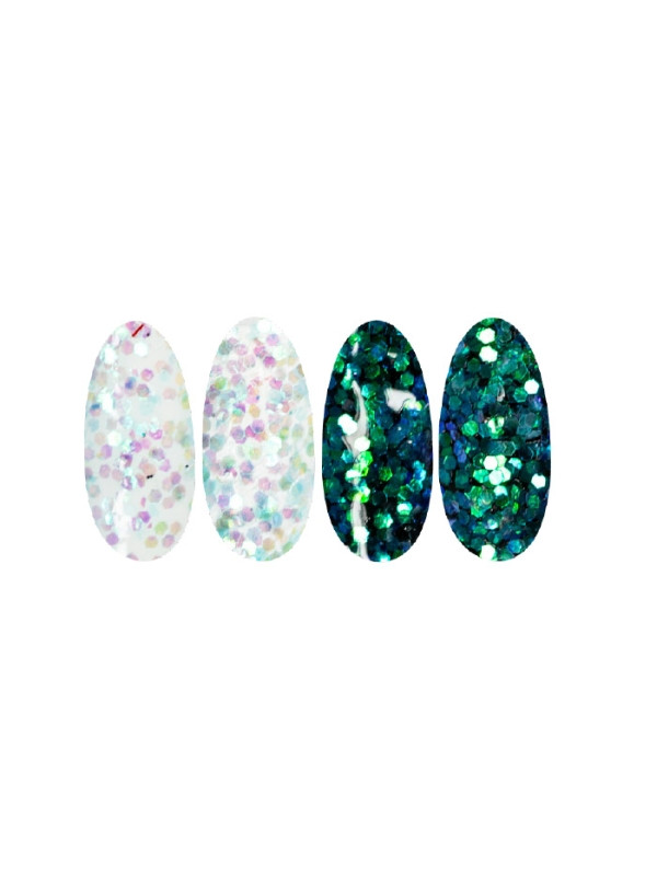 Ronney Glitter nagelpoeder /48/ Zeefolie