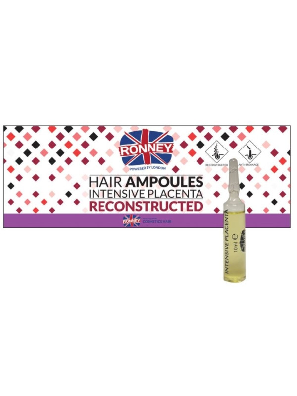 Ampoules help regenerate hair, especially those that are damaged and weakened