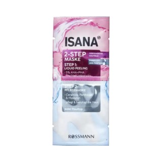 Isana 2-step peeling face mask 2x8 ml