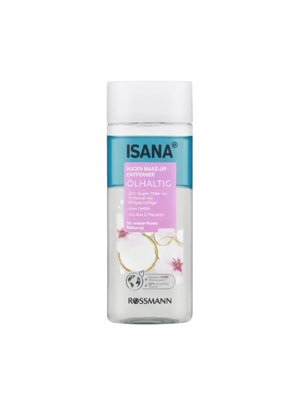 Isana tweefasige oogmake-up verwijderaar 100 ml