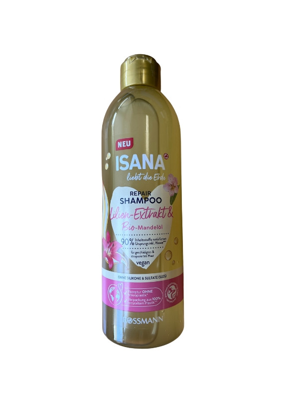 Isana Reparierendes Haarshampoo Bio - Mandel 400 ml