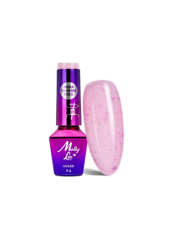 MollyLac /708/ Sparkling French Wedding Queen Hybrid-Nagellack 5 g