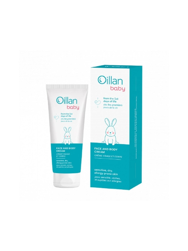 Oillan Baby Cream for face and body from the 1st day of life 75 ml