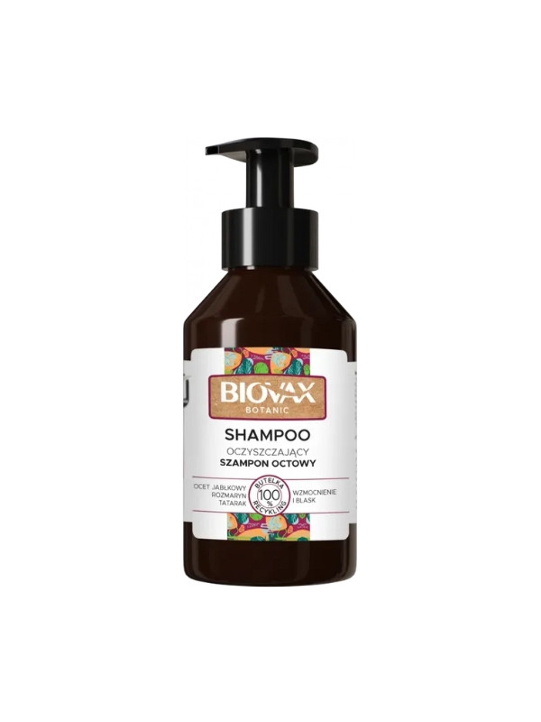 BIOVAX Cleansing hair shampoo with Apple Cider Vinegar and Rosemary 200 ml