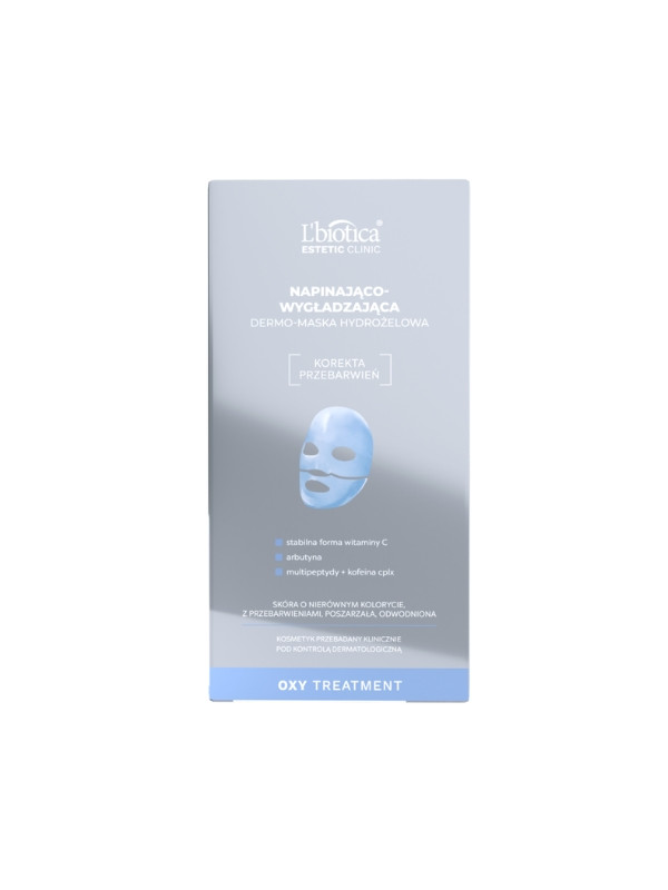 L'biotica Oxy Treatment hydro Dermo - підтягуюча та розгладжувальна маска для обличчя 1 шт.