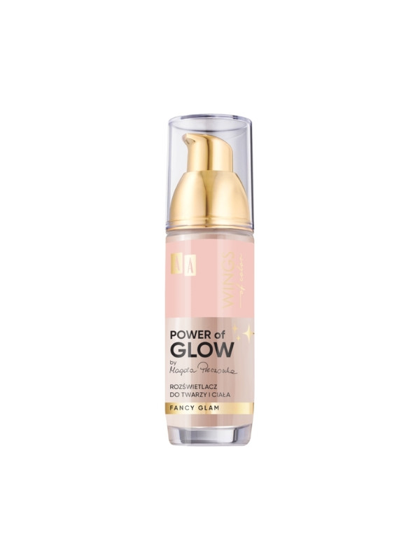 AA Wings of Color Power of Glow van Magda Pieczonka Highlighter voor gezicht en lichaam / Fancy Glam / 35 ml