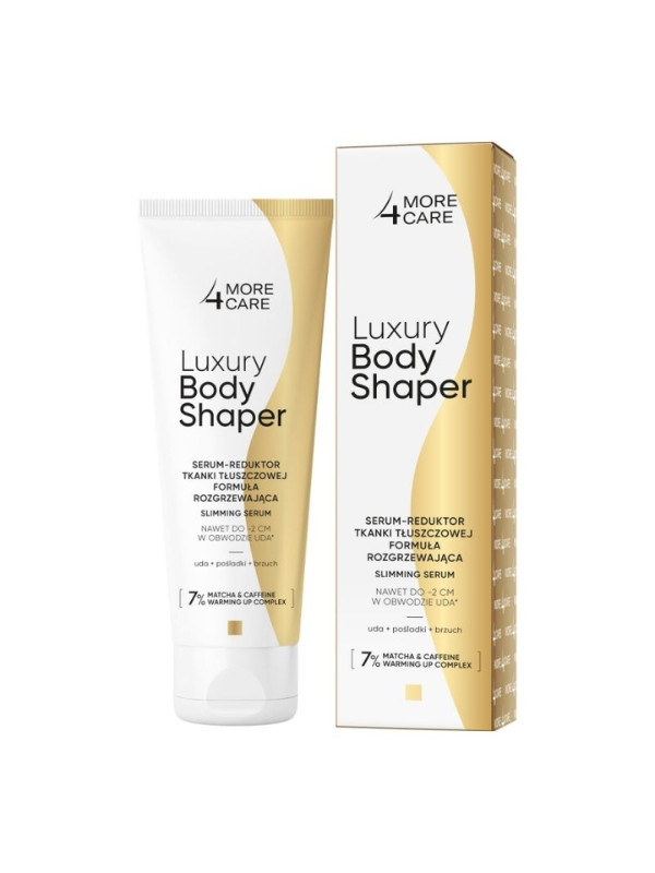 More 4 Care Luxury Body Shaper verwarmend Serum - vetweefselverminderaar Dijen, billen en buik 150 ml