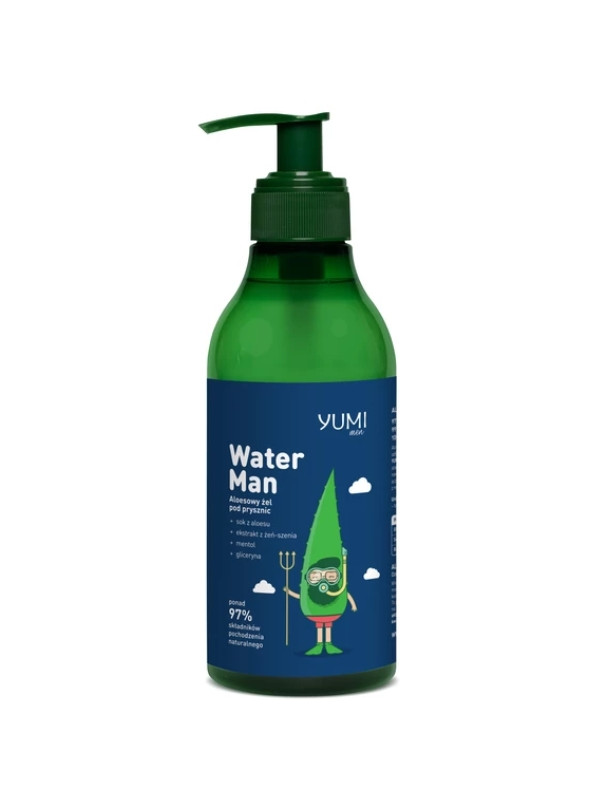 Yumi Men aloesowy Żel pod prysznic Water Man 400 ml