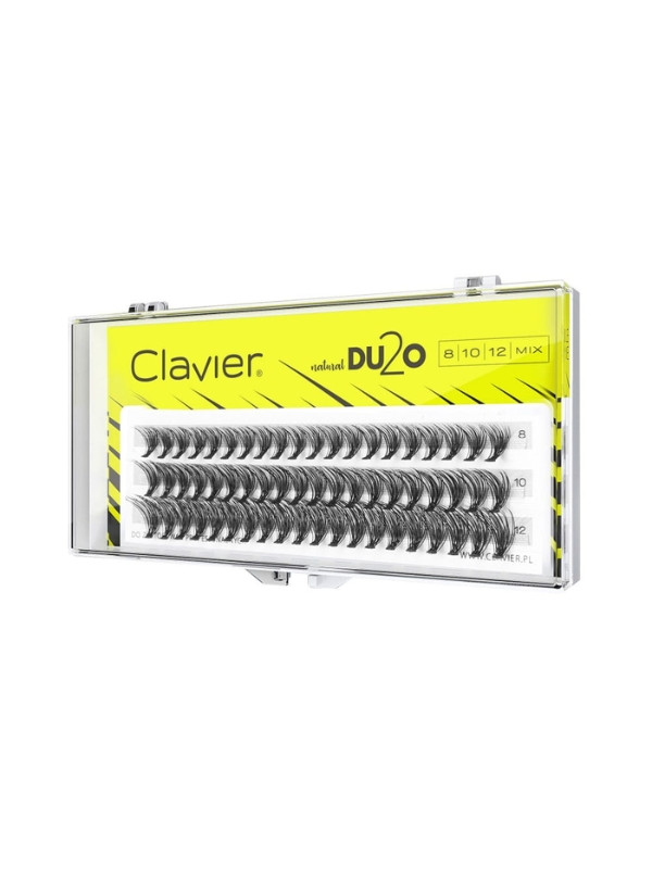 Clavier DU2O Double Volume MIX eyelash tufts 8 mm, 10 mm, 12 mm