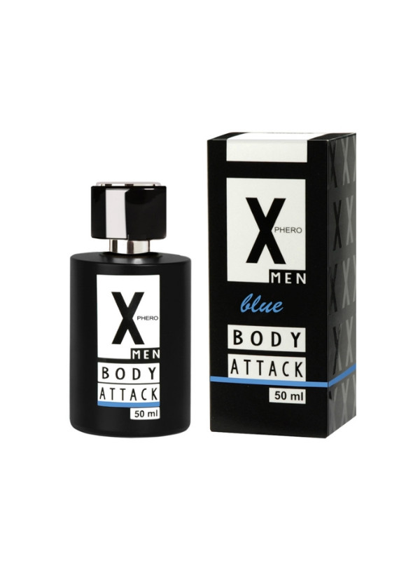 X-Phero Body Attack Blue Perfume with pheromones for men 50 ml