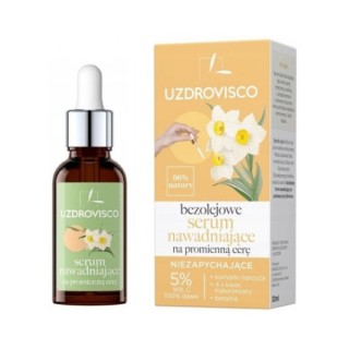 Uzdrovisco ölfreies, feuchtigkeitsspendendes Serum für strahlende Haut 30 ml