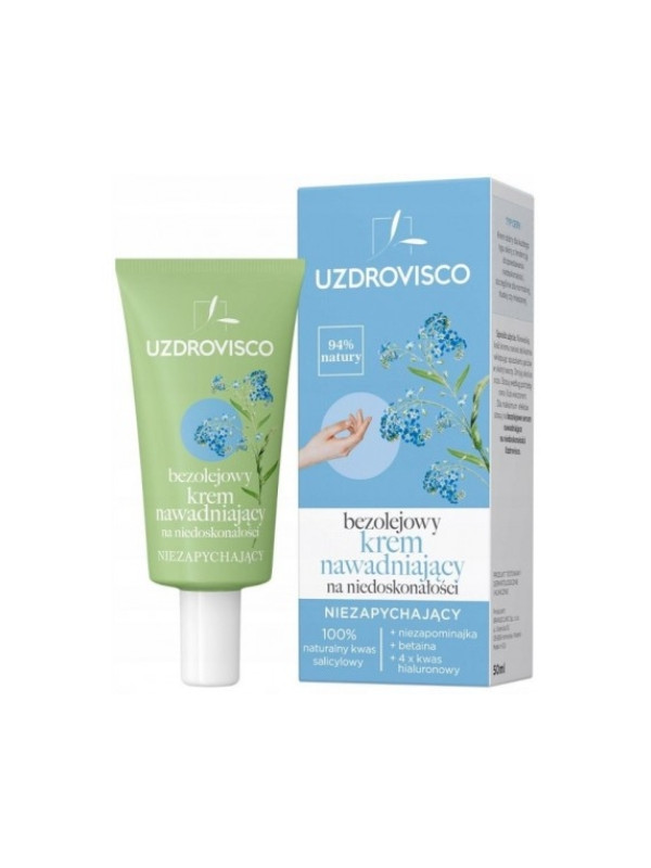 Uzdrovisco oil-free moisturizing face cream for imperfections 50 ml