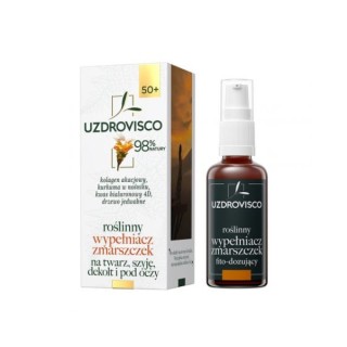 Uzdrovisco plant Wrinkle filler for face, neck, cleavage and under eyes Turmeric 50 ml