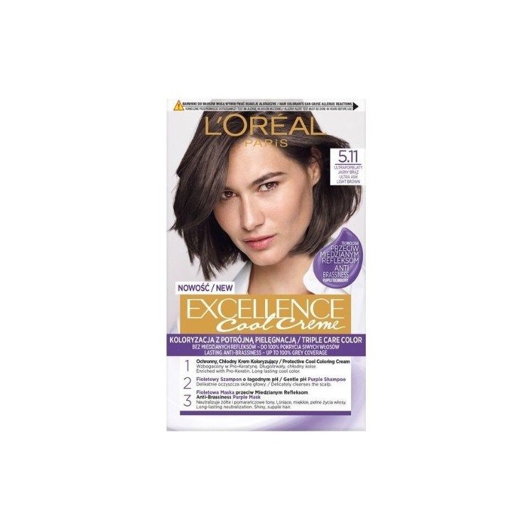 L'oreal Excellence Creme Hair dye / 5 / Ultra Ash Light Brown