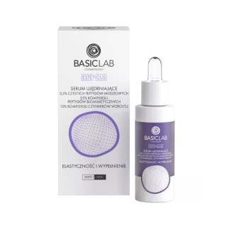 BasicLab Esteticus firming face Serum with 5 % pure copper peptides and 25% biomimetic peptides 30 ml