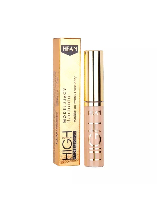 Hean High Definition leuchtender Concealer für Gesicht und Augen /100/ Fair 9 ml