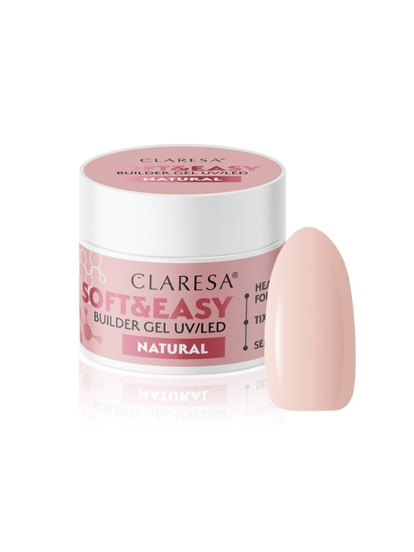 Claresa Soft & Easy Natural Nagelaufbaugel 45 g