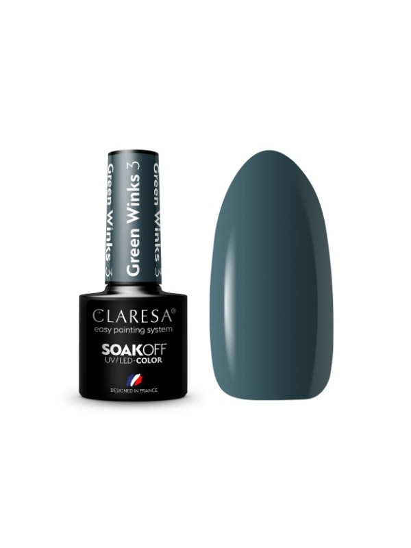 Claresa Green Winks Hybrid Nagellack /3/ 5 g