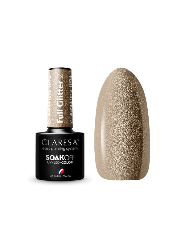 Claresa Full Glitter Hybrid nail polish /2/ 5 g