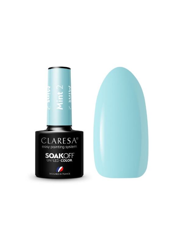 Claresa Mint Hybrid nail polish /2/ 5 g