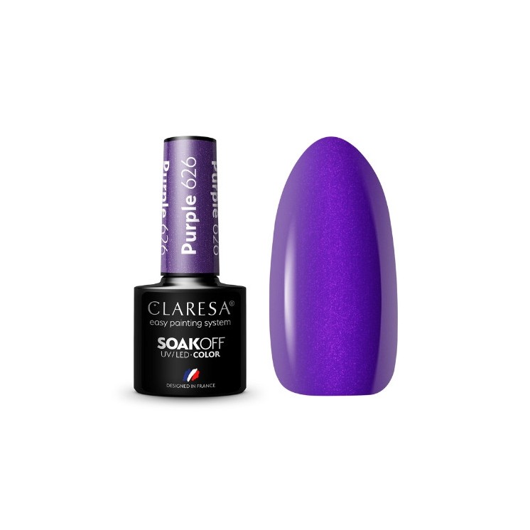 Claresa Purple Hybride nagellak /626/ 5 g