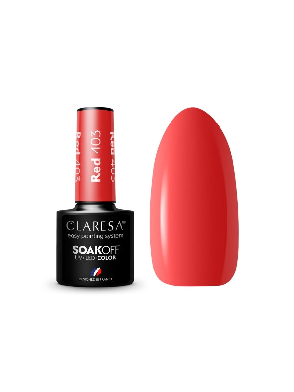 Claresa Red Hybrid nail polish /403/ 5 g