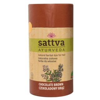 Sattva Ayurveda Natural Herbal Hair Dye Chocolate Brown 150 g