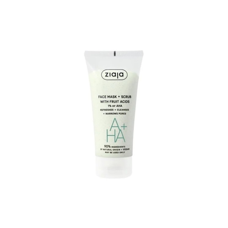 Masque Ziaja - Peeling visage aux acides de fruits 55 ml