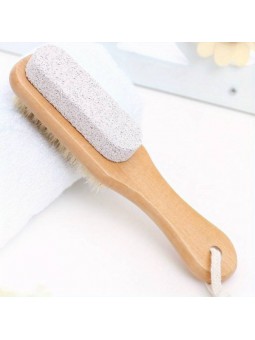 Pumice stone with a brush,...