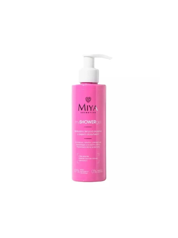 Miya Cosmetics mySHOWERgel натуральний гель для душу з абіссінської олією 190 мл